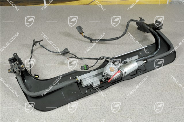 Spoiler drive, rear (engine lid), set incl. 2 x outrigger a. drive, C4S