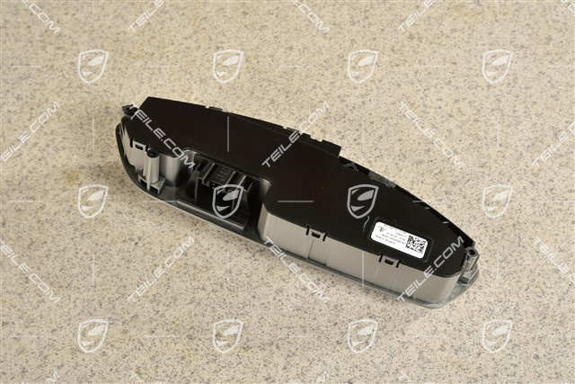 Front seat switch, seat adjuster / memory, 18-way electrically adjustment, Galvano silver, L