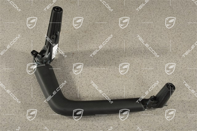 Uchwyt / rączka tapicerki drzwi, Czarny, Przód = tył, L