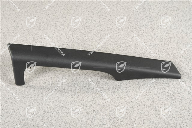 Zuziehgriff, Oberteil, Leder, Schwarz, L