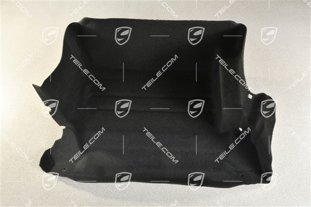 Wykładzina bagażnika przedniego, czarna, Turbo
