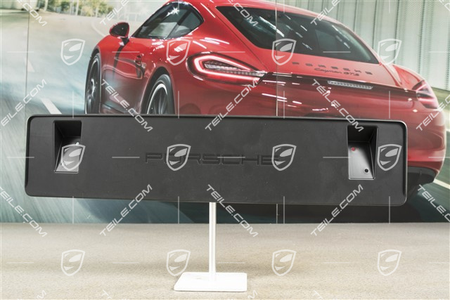 Podstawa tablicy rejestracyjnej, duża, czarna, Sport Design Package