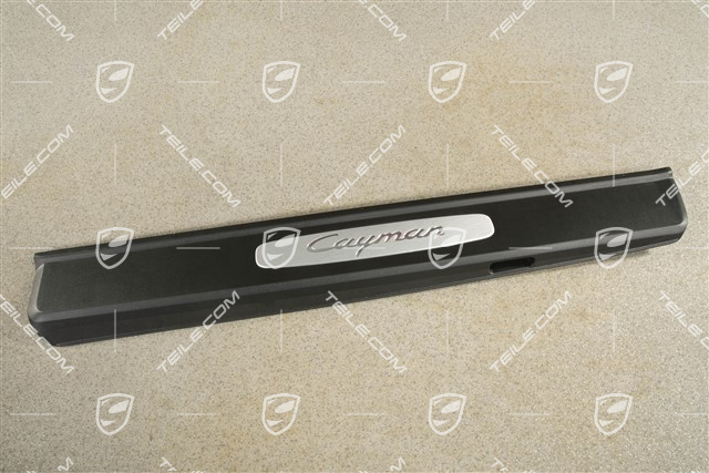 Blende, Einstiegleiste, Schwarz, L