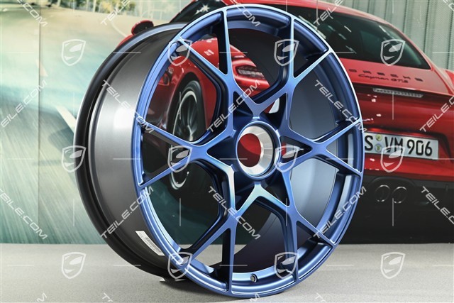 GT4RS 20" Felgen Satz, Aluminium, 8,5J x 20 ET61 + 11J x 20 ET50, indigoblau