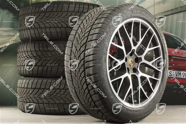 20-inch "RS Spyder Design" winter wheels set, rims 9J x 20 ET26 + 10J x 20 ET19, Dunlop Winter Sport 4D winter tyres 265/45 R20 + 295/40 R20, with TPMS