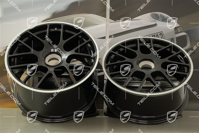19" Komplet felg RS SPYDER/Turbo Facelift, na centralną śrubę, edycja specjalna 911 Carrera GTS, 8,5J x 19 ET56 + 11J x 19 ET51