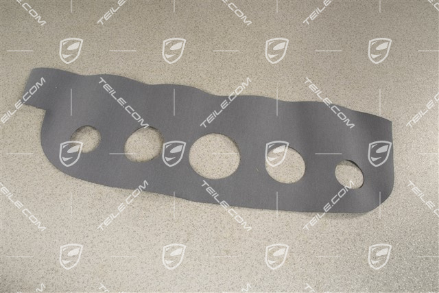 Deska rozdzielcza, materiał nakładki zegarów deski rozdzielczej, czarna