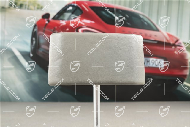 Verlängerung Oberteil für Mittelkonsole hinten, Leder, Graffitigrau, coupe / Targa