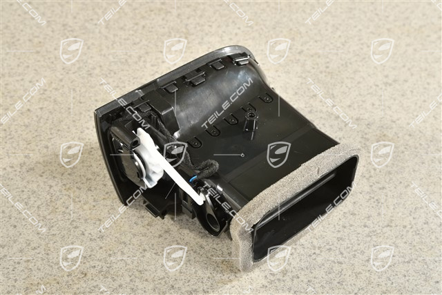 Side Air vent, dimmable, Galvano silver, R