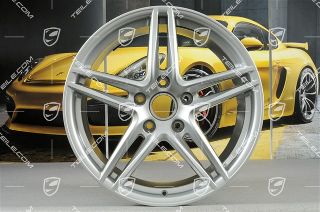 19" Felge Carrera VI, 11J x 19 ET77, Brilliant Silver