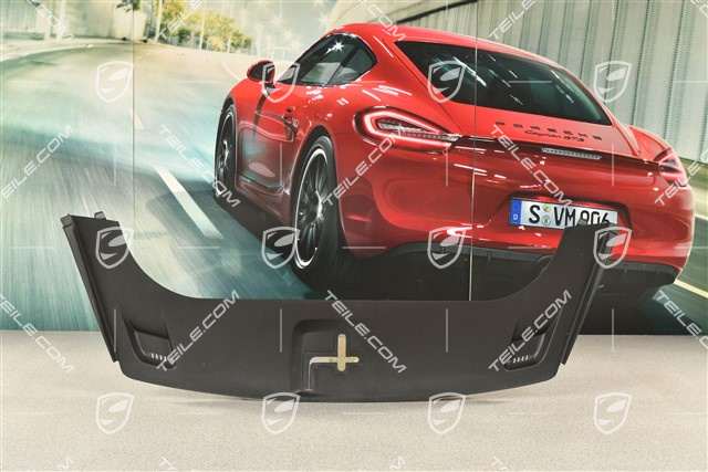 Blende Schlossträger / Schlossabdeckung, Schwarz