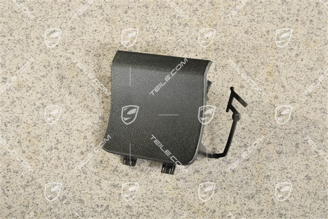 Abdeckung, Abschleppöse, Stosstange hinten, Schwarzmatt, L