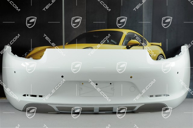 Rear bumper lining C2 / C2S, PDC, Carrara White