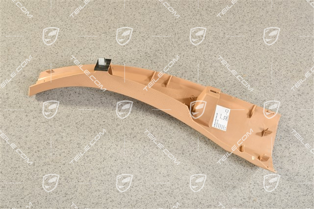 Tapicerka słupka-A, beżowa, L