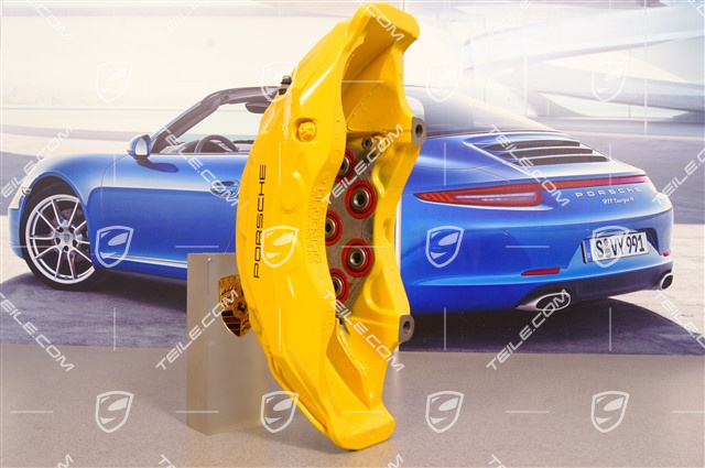 Zacisk hamulcowy przedniej osi, żółty, PCCB, L