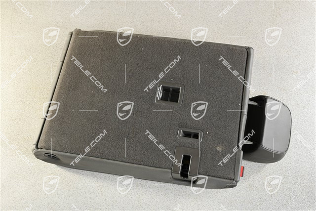 Backrest, leather, agate grey, R, KPL