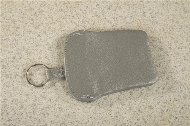 Schlüsseltasche aus Leder, Classicgrau, Porsche 911 70er bis 90er Jahre