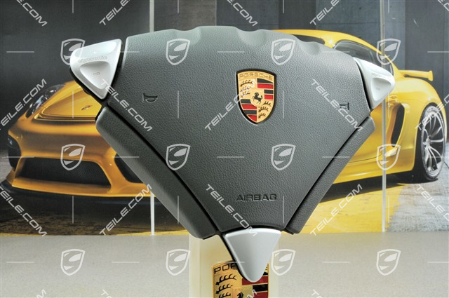 Airbag unit, leatherette, stone grey Airbag unit, leatherette, stone grey