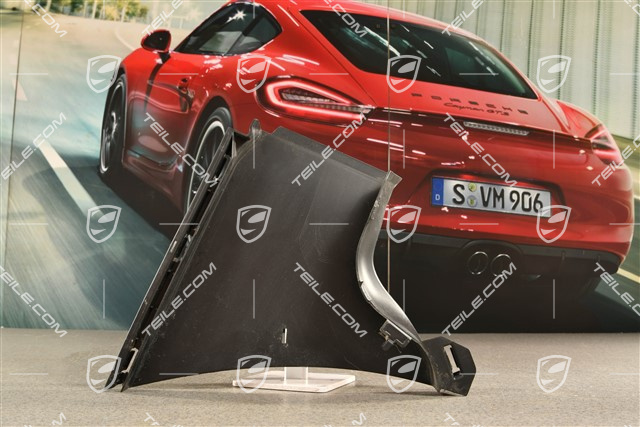 Air guide / duct, black matte, Sport Design Package, R