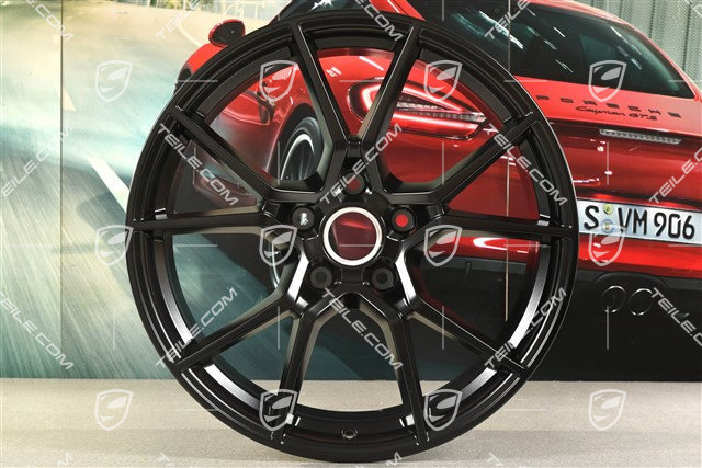 20" felga Cayenne S, 10,5J x 20 ET64, czarny satynowy półmat