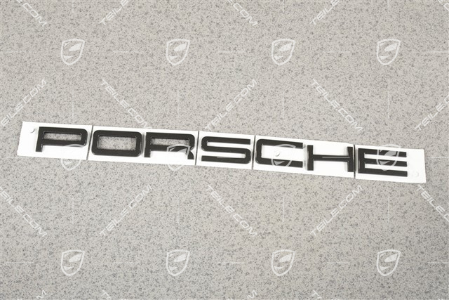 Badge / Emblem PORSCHE, Agate grey metallic