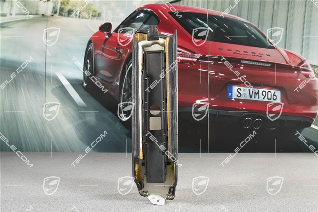 Tapicerka słupka B, Skóropodobna, czarna, Coupe, R