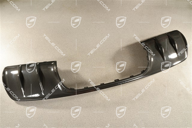 Coupe, Sport design, Rear bumper lower cover / diffuser, Carbon