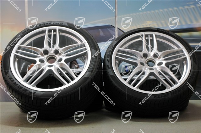 20" Koła letnie SportDesign, felgi 8,5J x 20 ET51 + 11J x 20 ET70 + NOWE opony letnie Pirelli P Zero 245/35 ZR20 + 295/30 ZR20, z czujnikami ciśnienia