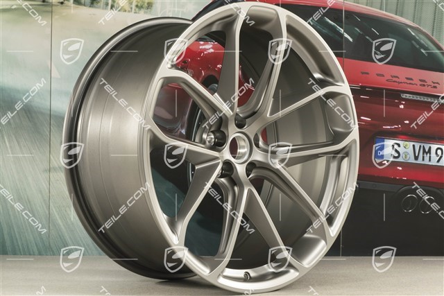 21" Felge "GT Design", 10J x 21 ET19, Platinum Seidenmatt