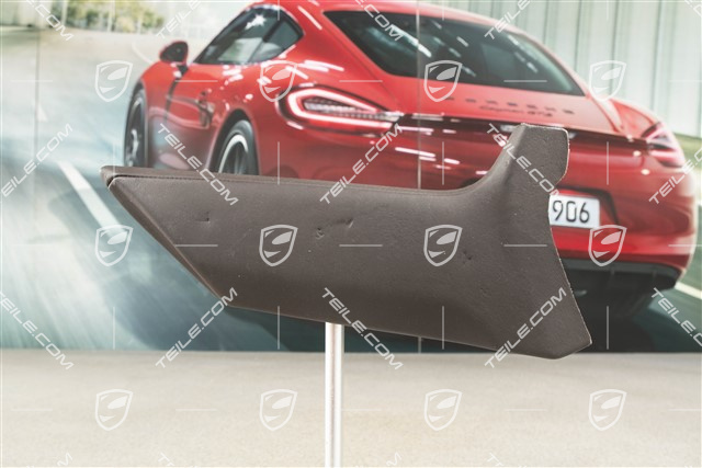 Osłona boczna tunelu środkowego, skóra, Espresso, R