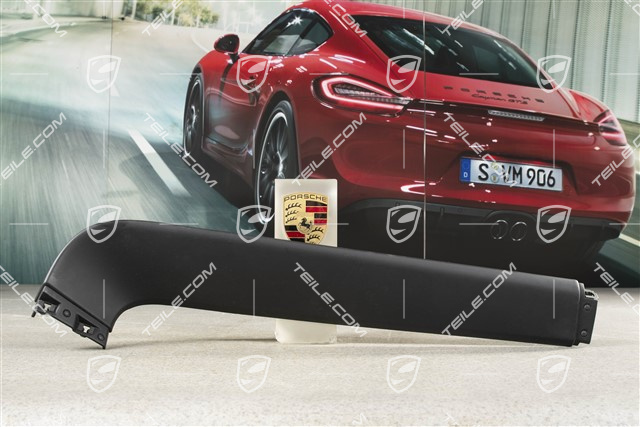 Verkleidung von Heckklappe, Schwarz, L