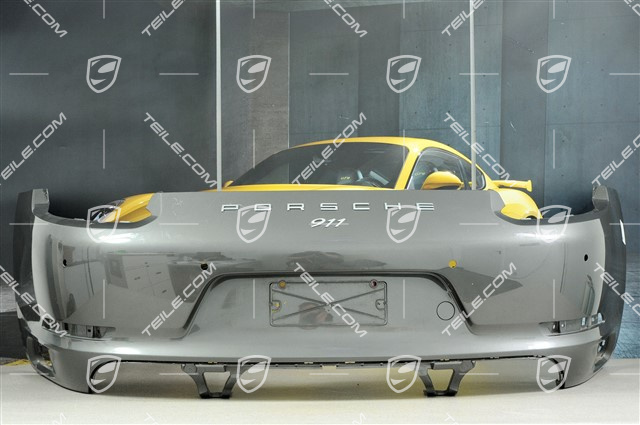 Rear bumper, C2/C2S, with Sports exhaust system, with ParkAssist and reversing camera