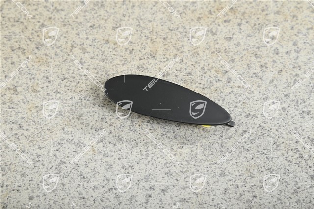 Hintertürverkleidung, Abdeckkappe, Schwarz, L