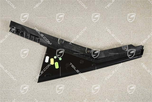 C-pillar outer cover, Front, Black, R