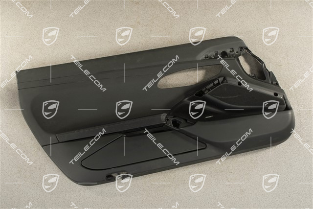 Türverkleidung ohne Zierleiste, Kunstleder, Schwarz, Klangpaket Bose, L