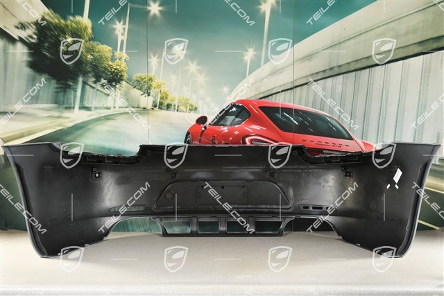 Rear bumper, C4/C4S, with ParkAssist