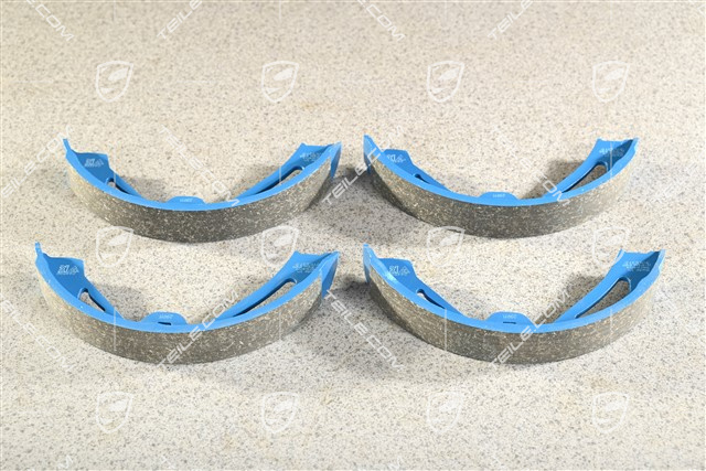 1 Satz Feststellbremse - Bremsbacke, hinten (4 stück)