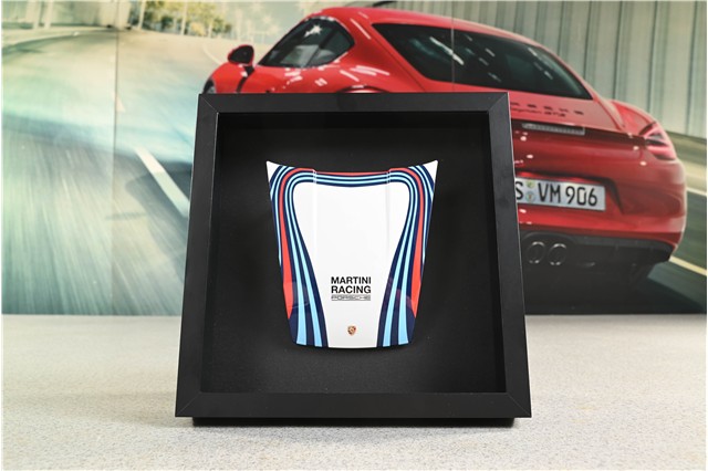 911, Mini Front Hood, Martini, white/multicolor, 1:8