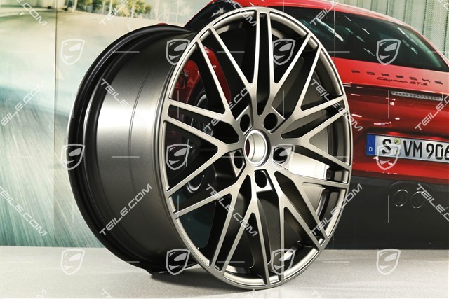 21" Felgensatz Cayenne RS Spyder Design, 11J x 21 ET58 + 9,5J x 21 ET46, Turbonit