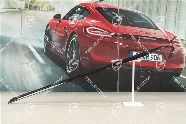 Listwa ozdobna drzwi tylnych, Czarna, L