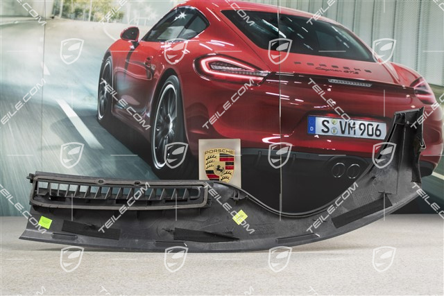 Defroster trim, Black Grey, R