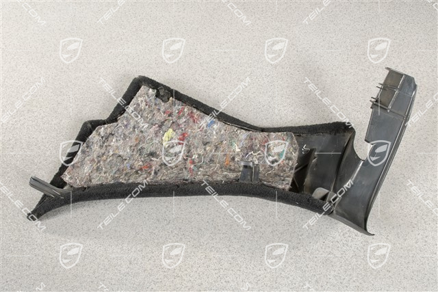 Verkleidung Sicherheitsgurt, Teppich, Schwarz, R