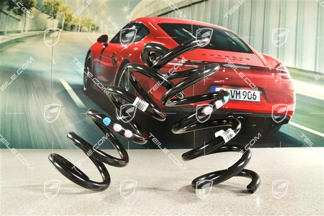 Schraubenfeder, HA, Kennzeichnung Rosa / Rosa, Satz, L+R