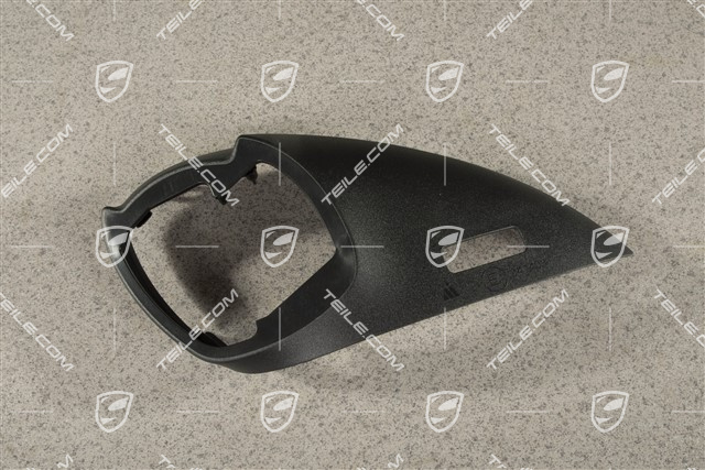 Osłona dolna lusterka, elektrycznie składane, Czarna, L