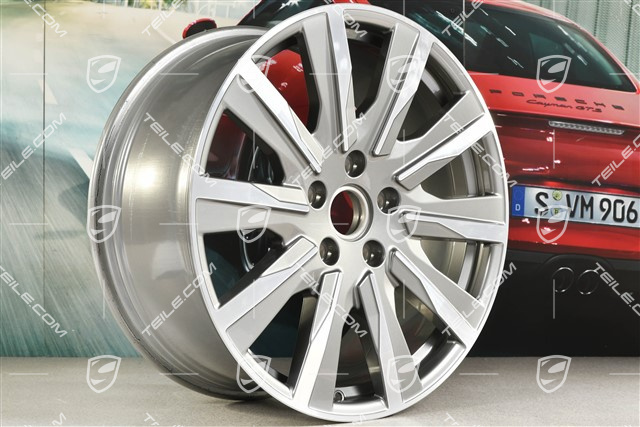 20" Felga Taycan Tequipment Design, 9J x 20 ET54, platin silver