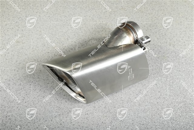Tailpipe, outer, Panamera Turbo, L