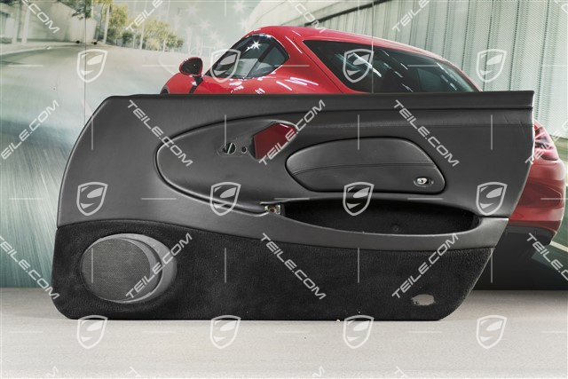 Türverkleidung mit Airbagblende, Klangpaket, Leder, Schwarz, R