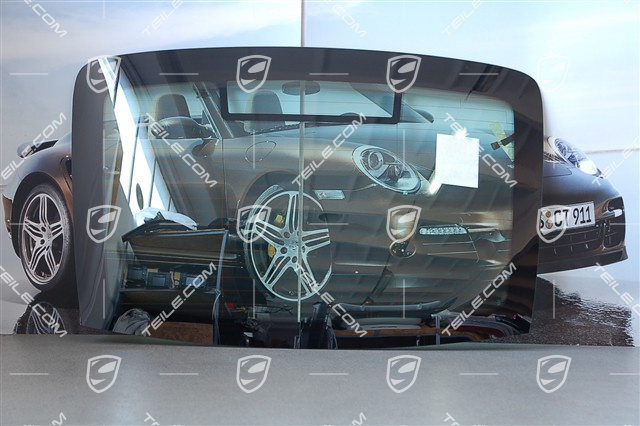 Szyba tylna, bez wycieraczki tylnej, CD-Radio Porsche CDR 31