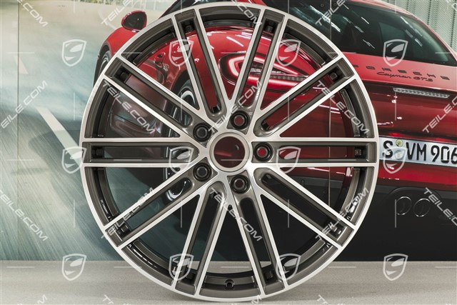 21" Komplet felg Turbo IV, 9,5J x 21 ET71 + 11,5J x 21 ET69