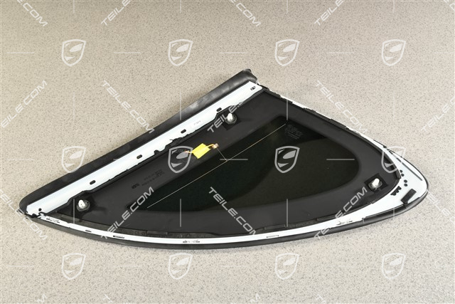 Szybka boczna, przyciemniana AS3, z anteną, Aluminium pakiet, L